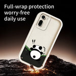 TPU Case For Xiaomi Redmi A7 Pro 5G  /  A7 Pro 4G (171.56mm)  /  Poco C85x 5G Rubberized Anti-Slip Panda Pattern Printing Phone Cover