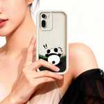 TPU Case For Xiaomi Redmi A7 Pro 5G  /  A7 Pro 4G (171.56mm)  /  Poco C85x 5G Rubberized Anti-Slip Panda Pattern Printing Phone Cover