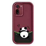 TPU Case For Xiaomi Redmi A7 Pro 5G  /  A7 Pro 4G (171.56mm)  /  Poco C85x 5G Rubberized Anti-Slip Panda Pattern Printing Phone Cover