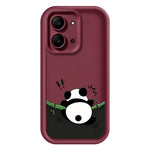 For Xiaomi Redmi 15C 5G (EU) (173mm)  /  15C 4G (EU) (173mm) TPU Case Rubberized Anti-Slip Panda Pattern Printing Phone Cover