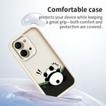 For Xiaomi Redmi 15C 4G (Global) (171mm)  /  Poco C85 4G (171mm) TPU Case Rubberized Anti-Slip Panda Pattern Printing Phone Cover