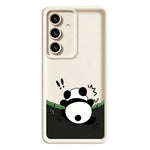 Samsung Galaxy S26+ TPU-skal Gummerat halkfritt pandamönstertryck mobilskal