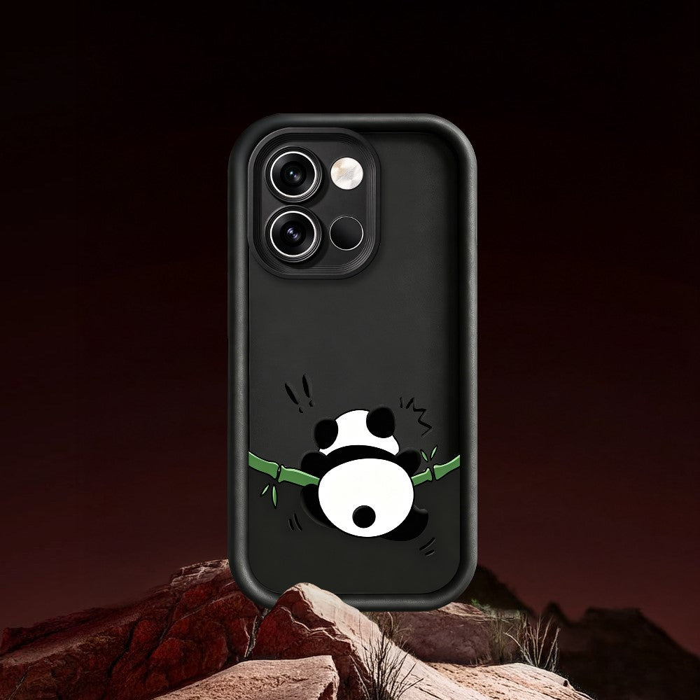 For OnePlus Nord 6 5G TPU Case Rubberized Anti-Slip Panda Pattern Printing Phone Cover