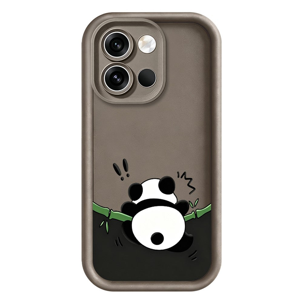 For OnePlus Nord 6 5G TPU Case Rubberized Anti-Slip Panda Pattern Printing Phone Cover