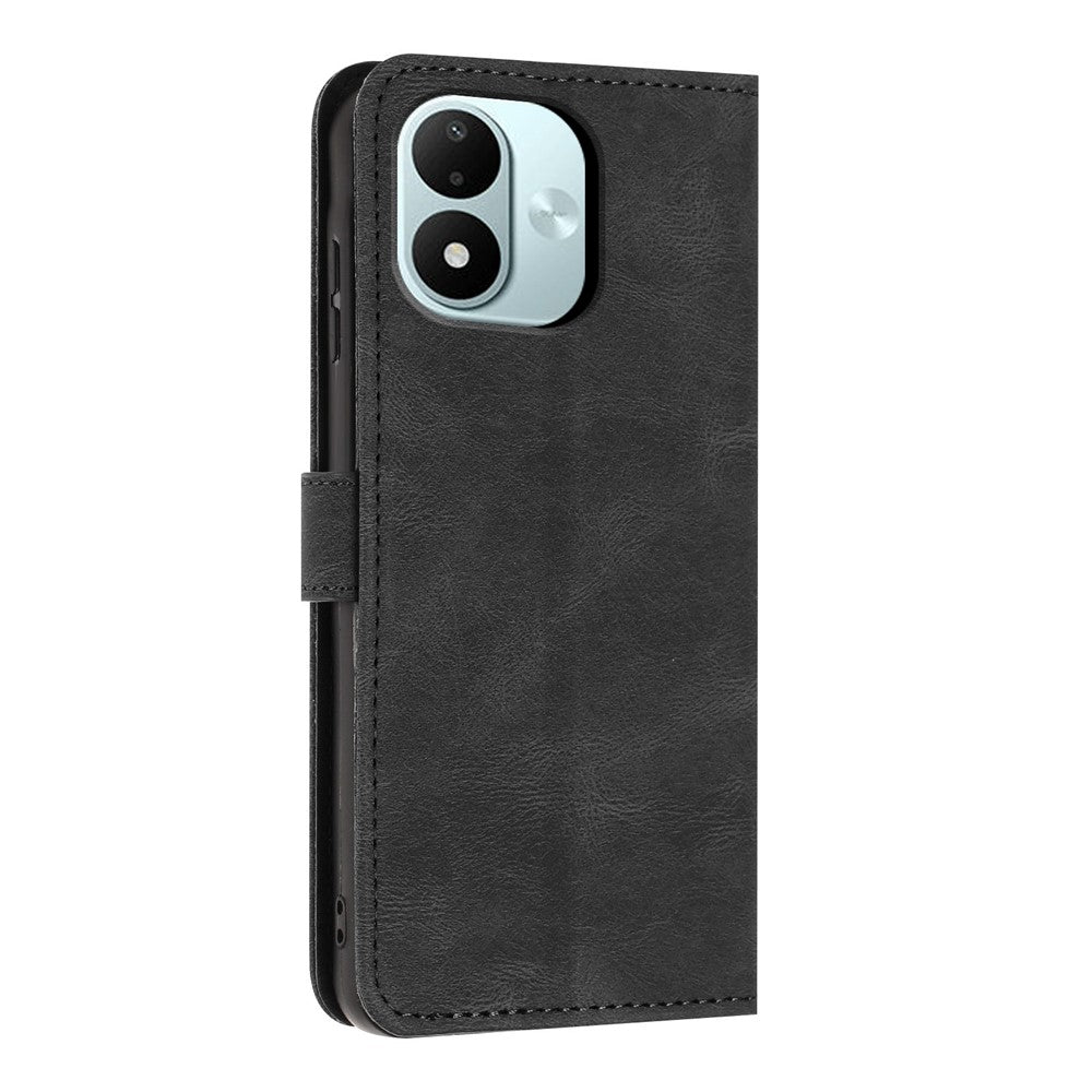 For Xiaomi Redmi Note 17 4G (Global) / Note 17 5G (Global) / Note 17 (India / China) 5G Wallet Case Butterfly Flower Imprint PU Leather Phone Cover with Wrist Strap