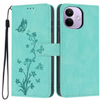 Xiaomi Redmi Note 17 Pro 5G Plånboksfodral Fjärilsblomma Avtryck PU-läder mobilskal med Handledsrem