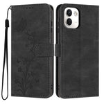 Wallet Case for Xiaomi Redmi Note 17 Pro+ 5G  /  17 Pro Max 5G Butterfly Flower Imprint PU Leather Phone Cover with Wrist Strap