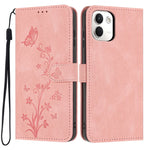 Plånboksfodral för Xiaomi Redmi Note 17 Pro+ 5G / 17 Pro Max 5G Fjärilsblommatryck PU-lädermobilskal med handledsrem