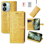 For Xiaomi Redmi Note 17 4G (Global) / Note 17 5G (Global) / Note 17 (India / China) 5G Case with Tempered Glass Screen Protector Cute Cat Dog Pattern PU Leather Wallet Phone Cover