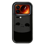 For Xiaomi 17 Pro Case Panda Pattern TPU Rubberized Anti-Slip Phone Back Cover