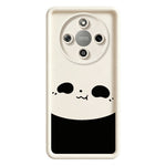 Phone Case For Honor X70 5G  /  X9d 5G  /  Magic8 Lite 5G Panda Pattern TPU Rubberized Anti-Slip Back Cover