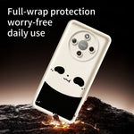 Phone Case For Honor X70 5G  /  X9d 5G  /  Magic8 Lite 5G Panda Pattern TPU Rubberized Anti-Slip Back Cover