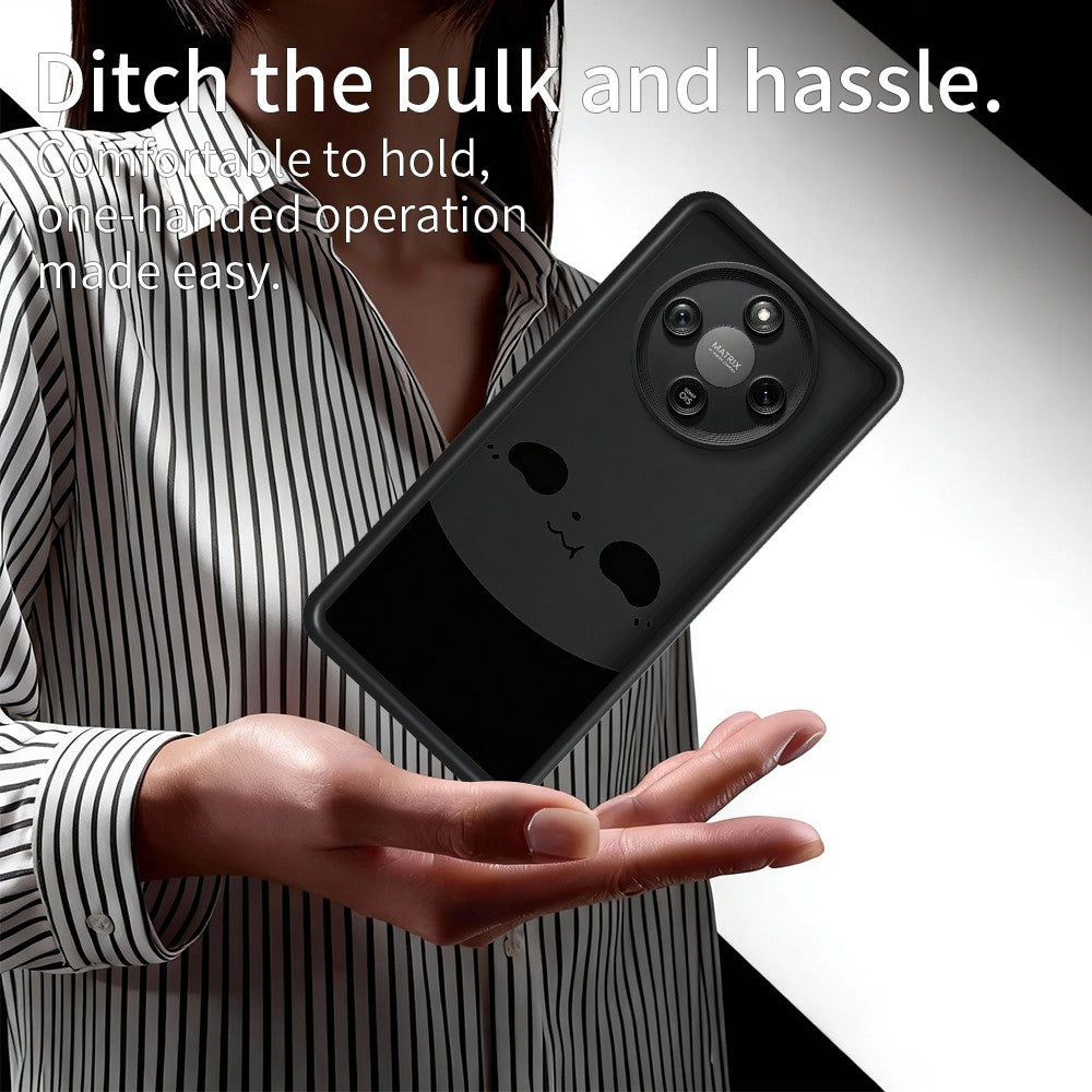 Phone Case For Honor X70 5G  /  X9d 5G  /  Magic8 Lite 5G Panda Pattern TPU Rubberized Anti-Slip Back Cover