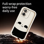 For Xiaomi Poco X7 Pro 5G Case Panda Pattern TPU Rubberized Anti-Slip Phone Back Cover