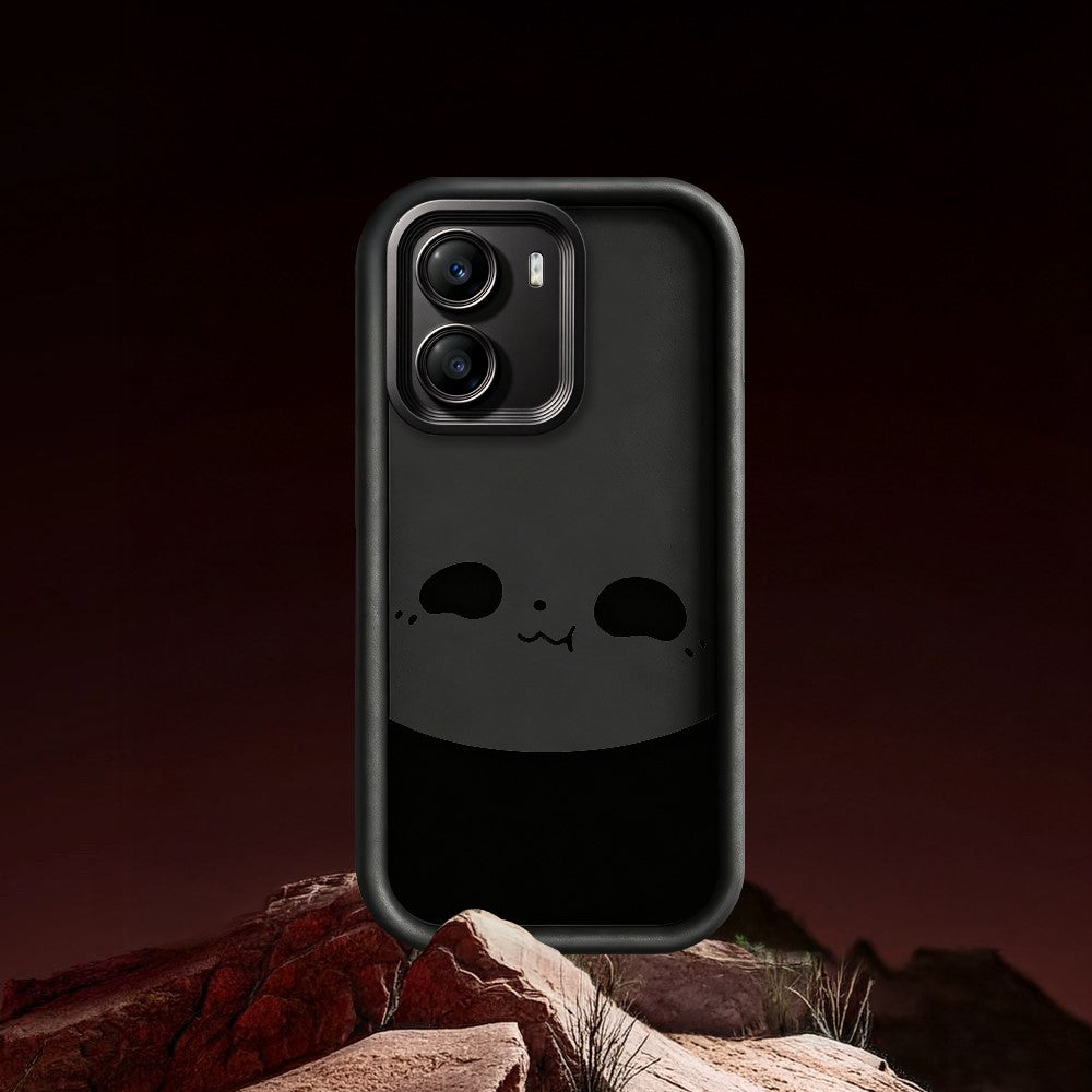 For Xiaomi Poco X7 Pro 5G Case Panda Pattern TPU Rubberized Anti-Slip Phone Back Cover