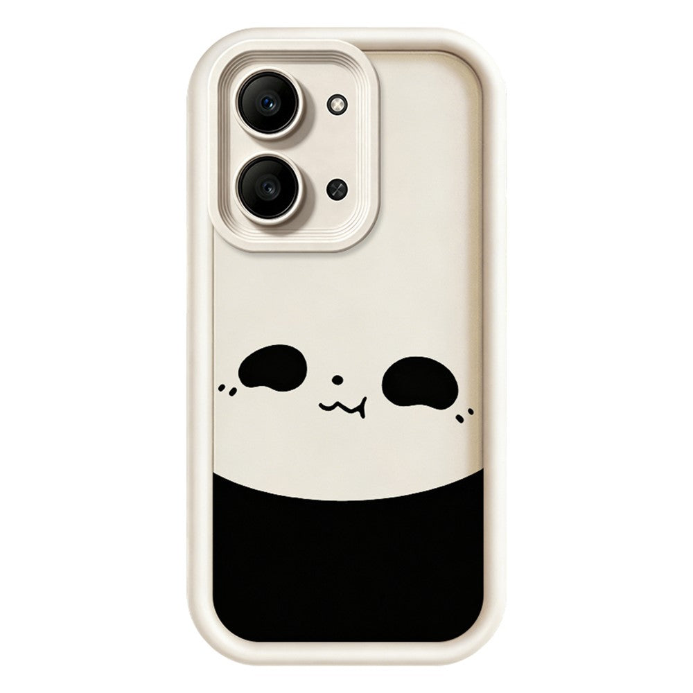 For Xiaomi Redmi 15C 5G (EU) (173mm)  /  15C 4G (EU) (173mm) Case Panda Pattern TPU Rubberized Anti-Slip Phone Back Cover