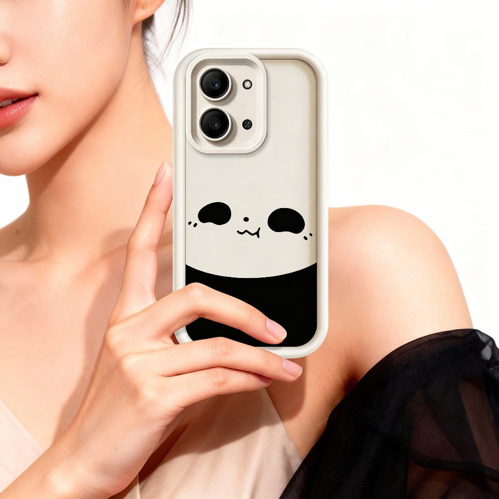 For Xiaomi Redmi 15C 5G (EU) (173mm)  /  15C 4G (EU) (173mm) Case Panda Pattern TPU Rubberized Anti-Slip Phone Back Cover