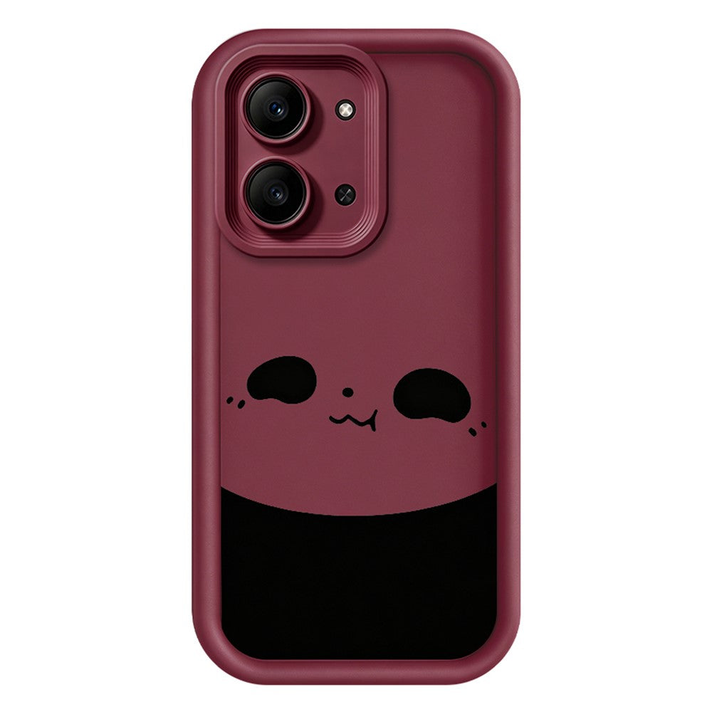 For Xiaomi Redmi 15C 5G (EU) (173mm)  /  15C 4G (EU) (173mm) Case Panda Pattern TPU Rubberized Anti-Slip Phone Back Cover