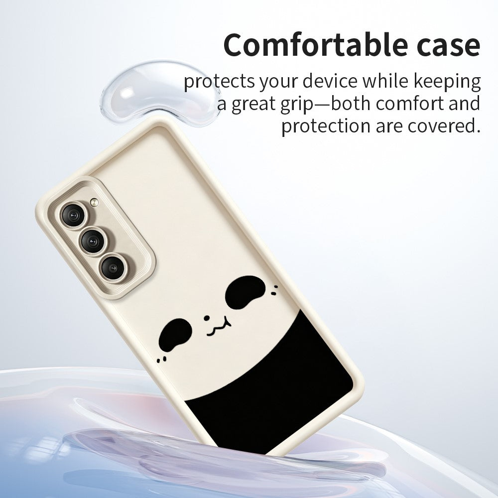 For Xiaomi Redmi 15 5G (EU) (171mm)  /  15 4G (EU) (171mm) Case Panda Pattern TPU Rubberized Anti-Slip Phone Back Cover