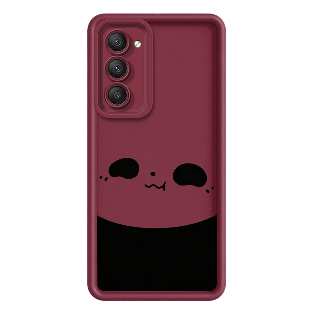 For Xiaomi Redmi 15 5G (EU) (171mm)  /  15 4G (EU) (171mm) Case Panda Pattern TPU Rubberized Anti-Slip Phone Back Cover