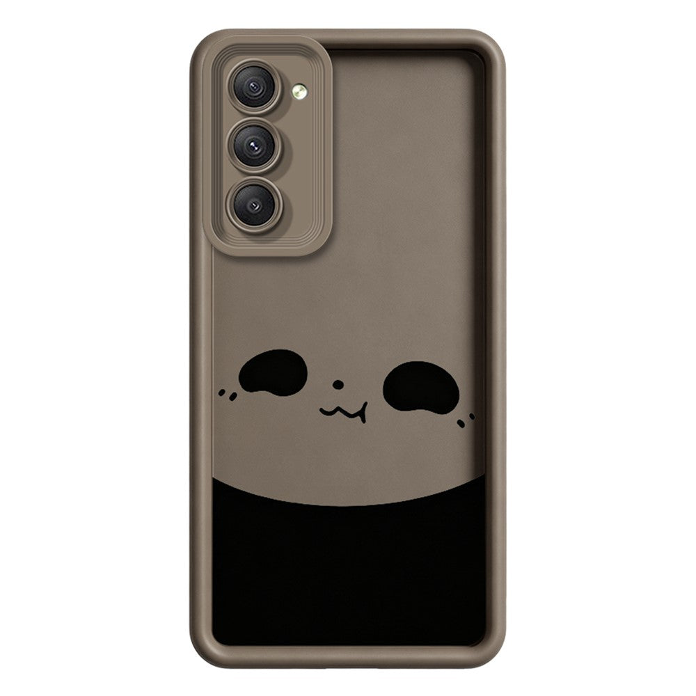 For Xiaomi Redmi 15 5G (EU) (171mm)  /  15 4G (EU) (171mm) Case Panda Pattern TPU Rubberized Anti-Slip Phone Back Cover