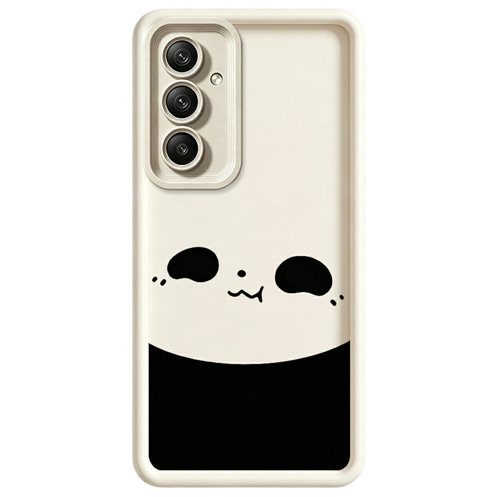 Samsung Galaxy A57 5G-skal med pandamönster, TPU-gummi, halkfritt bakstycke