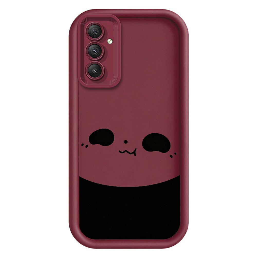 Mobilcover til Samsung Galaxy A18 5G / A18 4G / A17 5G / A17 4G med pandamønster, TPU-gummieret skridsikkert bagcover