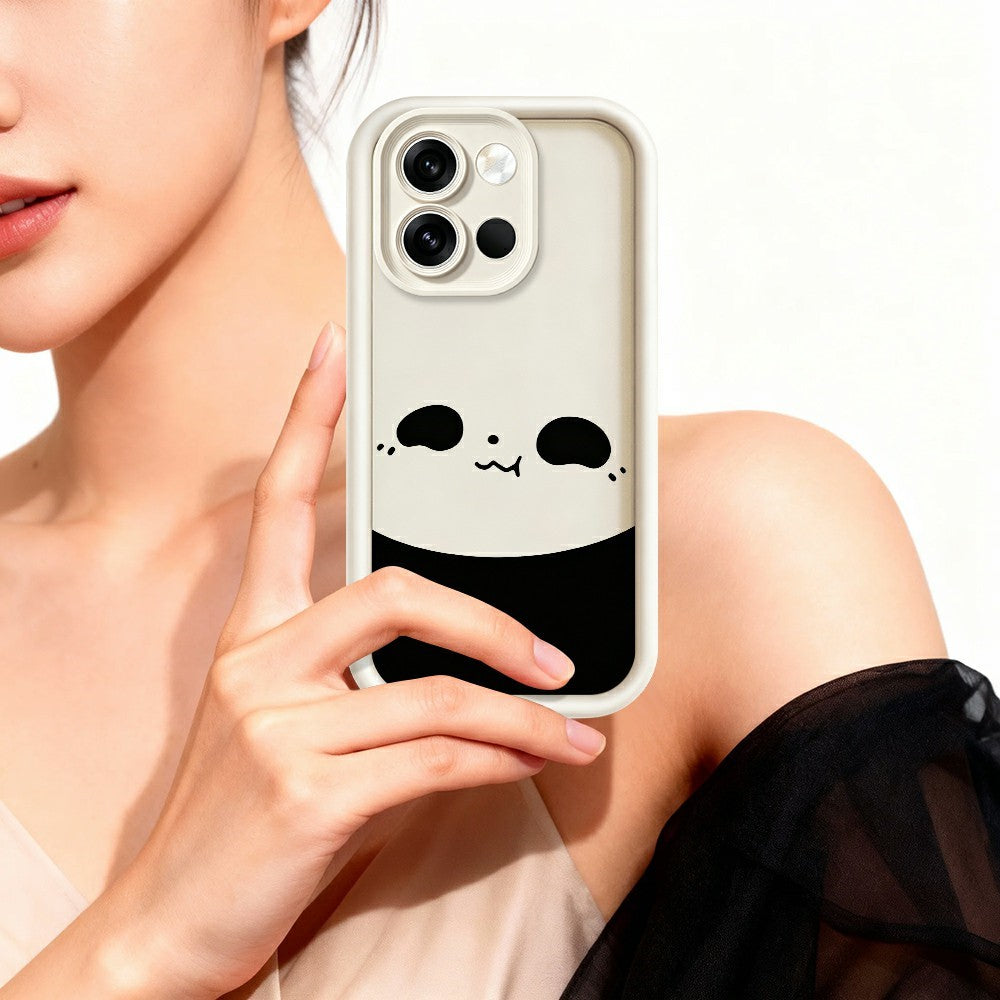 For OnePlus Nord 6 5G Case Panda Pattern TPU Rubberized Anti-Slip Phone Back Cover