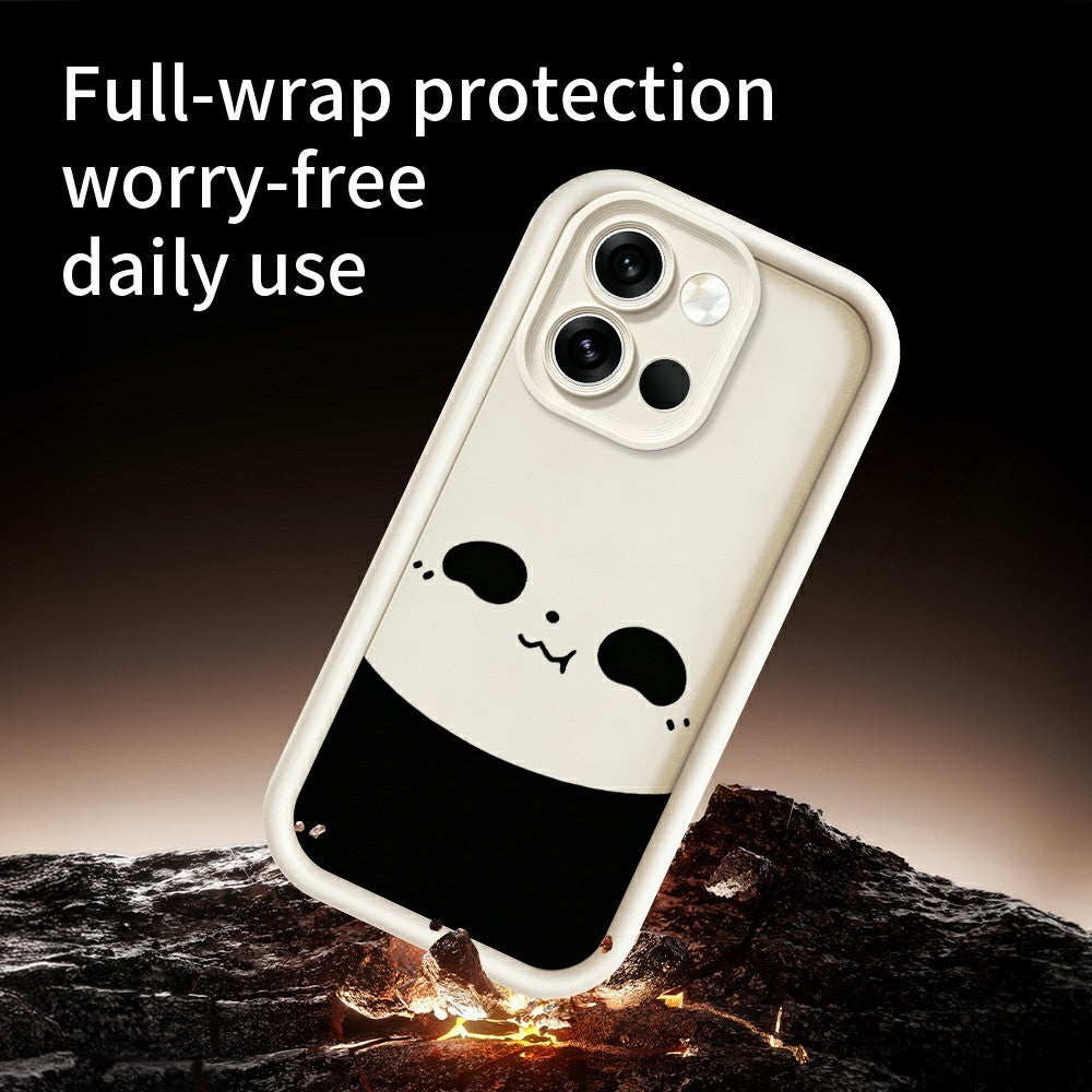 For OnePlus Nord 6 5G Case Panda Pattern TPU Rubberized Anti-Slip Phone Back Cover
