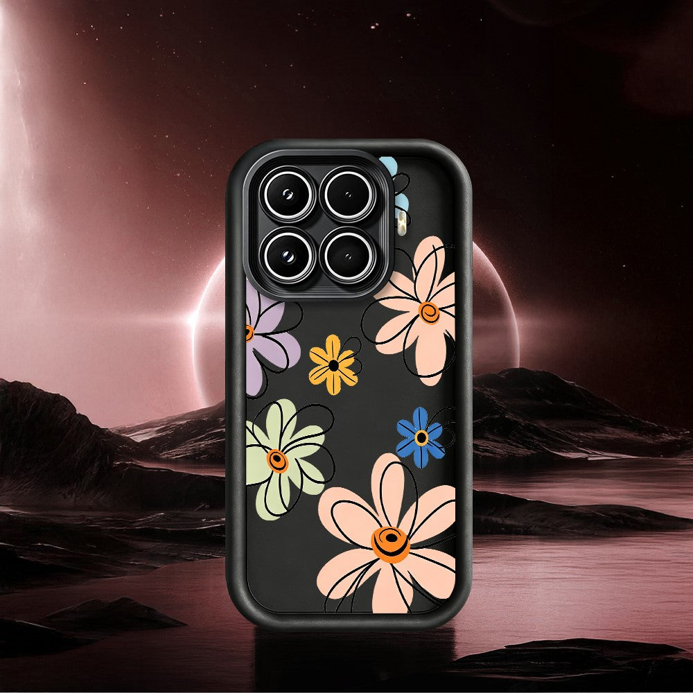 For Xiaomi 17T Pro TPU Case Hand-Drawn Floral Pattern Phone Back Cover