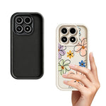 For Xiaomi 17 TPU Case Hand-Drawn Floral Pattern Phone Back Cover