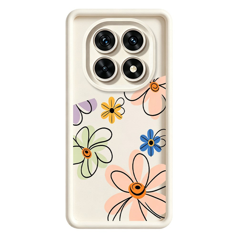 TPU Case For Xiaomi Redmi Note 15 5G (Global)  /  15 4G (Global)  /  Poco M8 5G Hand-Drawn Floral Pattern Phone Back Cover