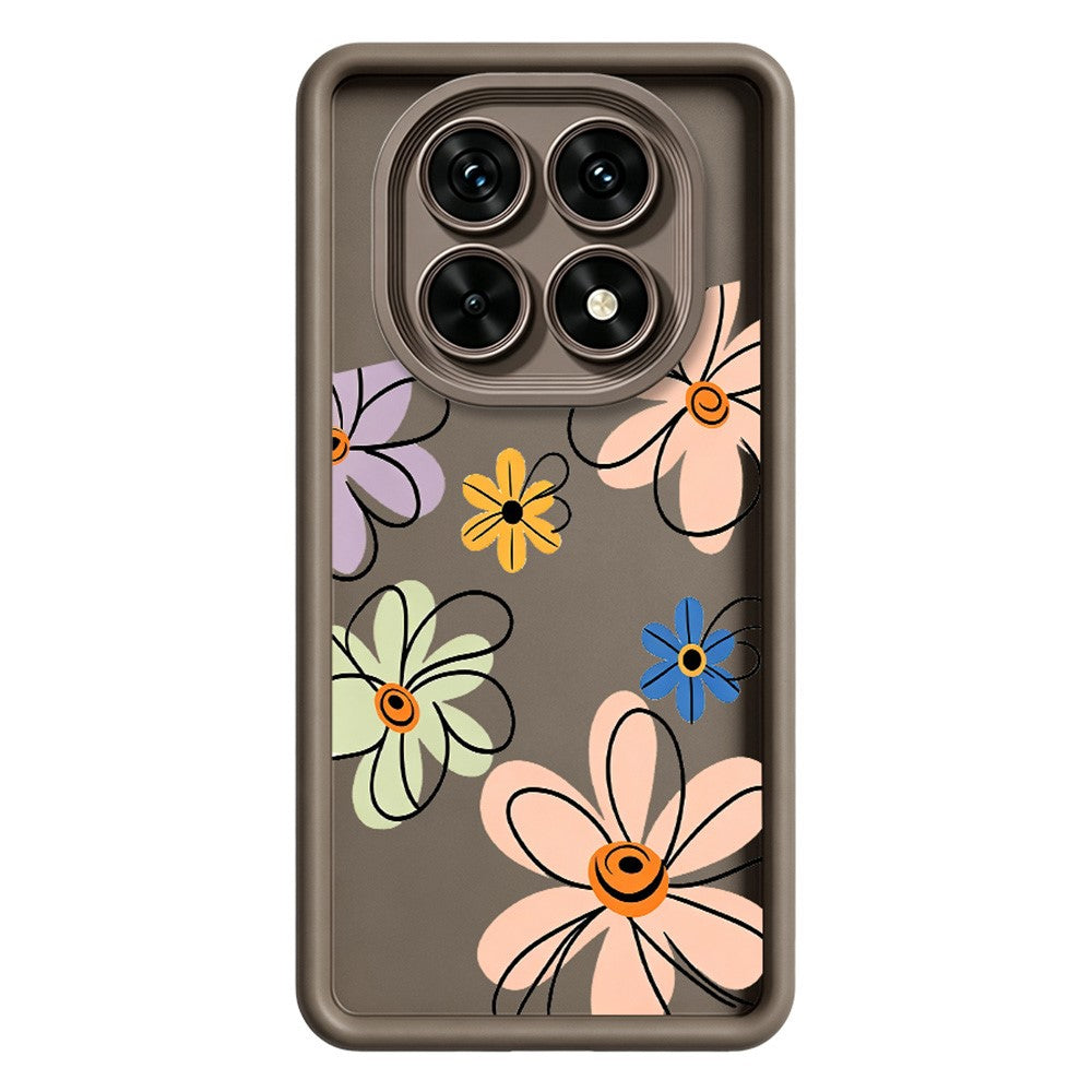 TPU Case For Xiaomi Redmi Note 15 5G (Global)  /  15 4G (Global)  /  Poco M8 5G Hand-Drawn Floral Pattern Phone Back Cover