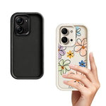 For Xiaomi Redmi 15C 5G (EU) (173mm)  /  15C 4G (EU) (173mm) TPU Case Hand-Drawn Floral Pattern Phone Back Cover