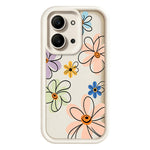 For Xiaomi Redmi 15C 4G (Global) (171mm)  /  Poco C85 4G (171mm) TPU Case Hand-Drawn Floral Pattern Phone Back Cover
