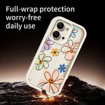 For Xiaomi Redmi 15C 4G (Global) (171mm)  /  Poco C85 4G (171mm) TPU Case Hand-Drawn Floral Pattern Phone Back Cover