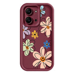 For Xiaomi Redmi 15C 4G (Global) (171mm)  /  Poco C85 4G (171mm) TPU Case Hand-Drawn Floral Pattern Phone Back Cover