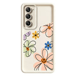 For Xiaomi Redmi 15 5G (EU) (171mm)  /  15 4G (EU) (171mm) TPU Case Hand-Drawn Floral Pattern Phone Back Cover
