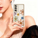 For Xiaomi Redmi 15 5G (EU) (171mm)  /  15 4G (EU) (171mm) TPU Case Hand-Drawn Floral Pattern Phone Back Cover
