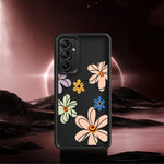 Samsung Galaxy A57 5G TPU-skal Handritat blommönster mobilbaksida