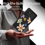 Samsung Galaxy A56 5G TPU-skal Handritat blommönster mobilbaksida