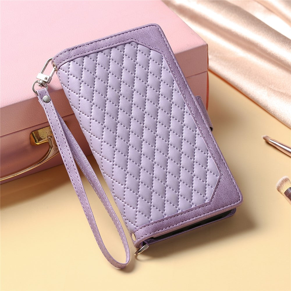 For Xiaomi Redmi 17 5G  /  17 4G Wallet Case PU Leather Phone Cover with Wrist Strap