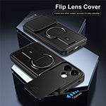 For Xiaomi Redmi Note 17 Pro 5G Case with Slide Camera Cover Kickstand Shockproof PC + TPU Matte Finish Phone Shell