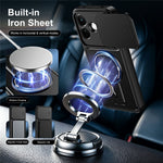 For Xiaomi Redmi Note 17 Pro 5G Case with Slide Camera Cover Kickstand Shockproof PC + TPU Matte Finish Phone Shell