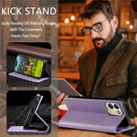 TTUDRCH Style 007 For Xiaomi Redmi 17 5G  /  17 4G Leather Case RFID Blocking Wallet Stand Phone Cover