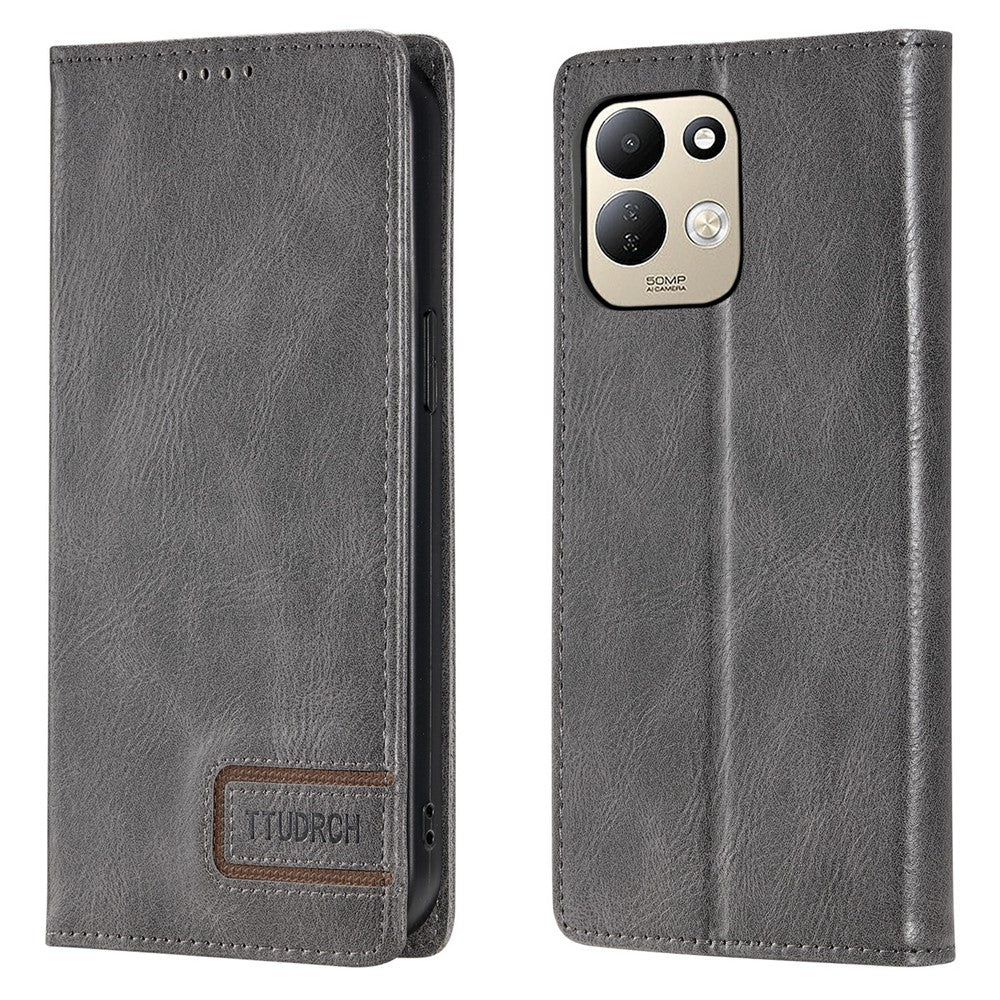 TTUDRCH Style 007 For Xiaomi Redmi 17 5G  /  17 4G Leather Case RFID Blocking Wallet Stand Phone Cover