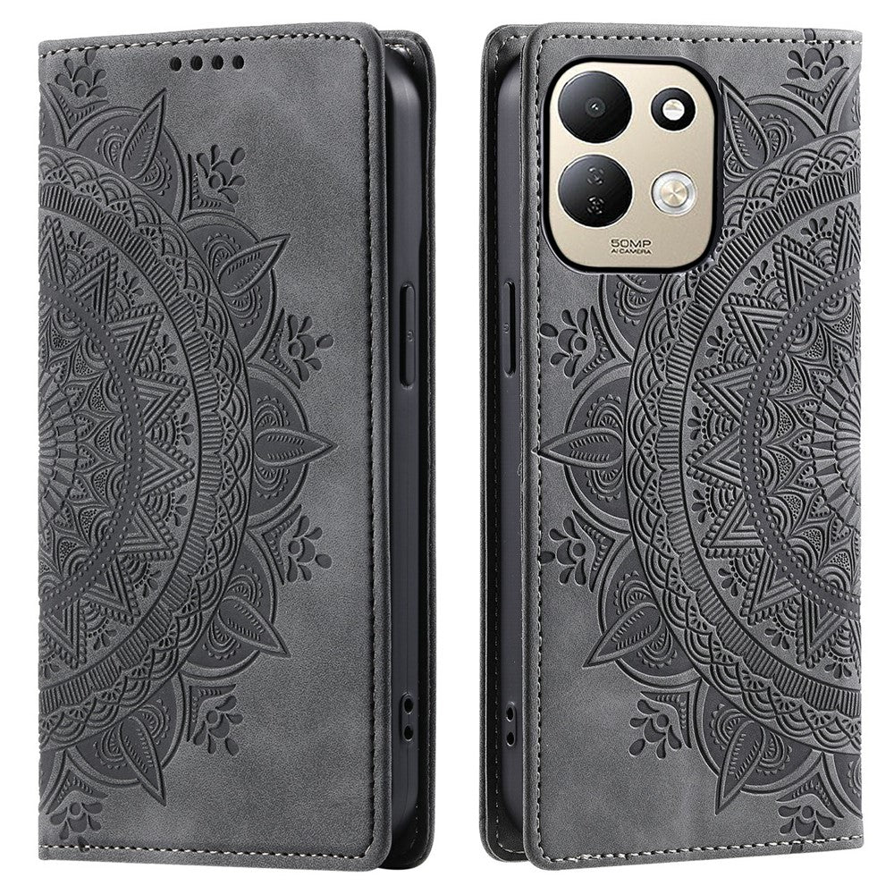 For Xiaomi Redmi 17 5G  /  17 4G Case Magnetic Closing Leather Phone Cover Pattern Imprinted