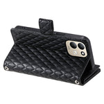 For Xiaomi Redmi 17 5G  /  17 4G Case Zipper Pocket Glitter Leather Phone Cover with Wrist Strap