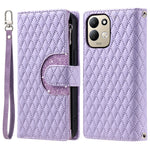 For Xiaomi Redmi 17 5G  /  17 4G Case Zipper Pocket Glitter Leather Phone Cover with Wrist Strap