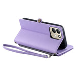 For Xiaomi Redmi 17 5G  /  17 4G Case TPU + PU Leather Wallet Phone Cover with Wrist Strap